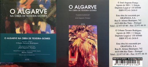 O Algarve na Obra de Teixeira-Gomes - Oito pinturas de Eduardo Viana - ISBN 972-41-2416-9