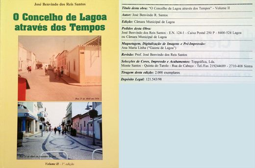 O Concelho de Lagoa atraves dos Tempos Volume II - DLN 121543-98