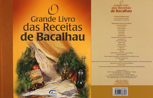 O Grande Livro das Receitas de Bacalhau ISBN 972-766-639-6