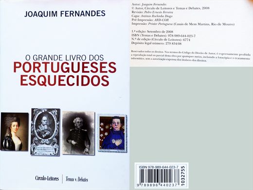 O Grande Livro dos Portugueses Esquecidos ISBN 978-989-644-023-7