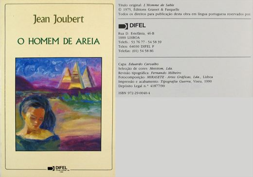 O Homem de Areia ISBN 972-29-0040-4