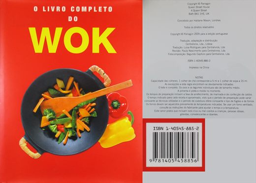 O Livro Completo do Wok ISBN 1-40545-885-2
