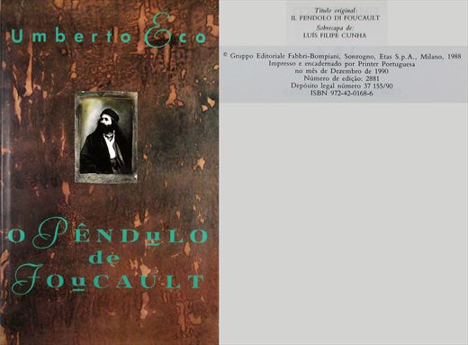 O Pendulo de Foucault ISBN 972-42-0168-6