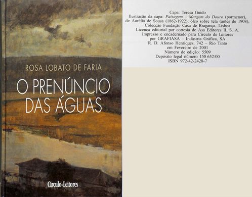 O Prenuncio das Aguas ISBN 972-42-2428-7