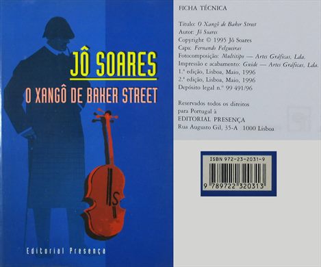 O Xango de Baker Street ISBN 972-23-2031-9