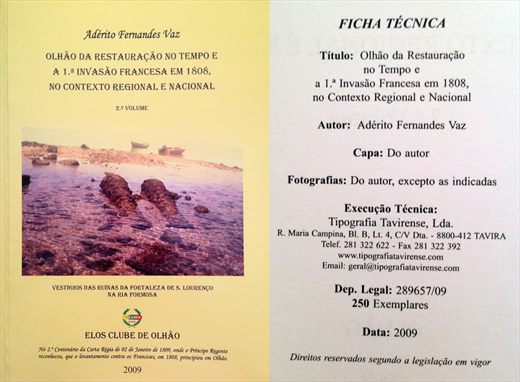 Olhao da Restauracao no Tempo e a 1a. Invasao Francesa em 1808 no Contexto Regional e Nacional - DLN 289657-09