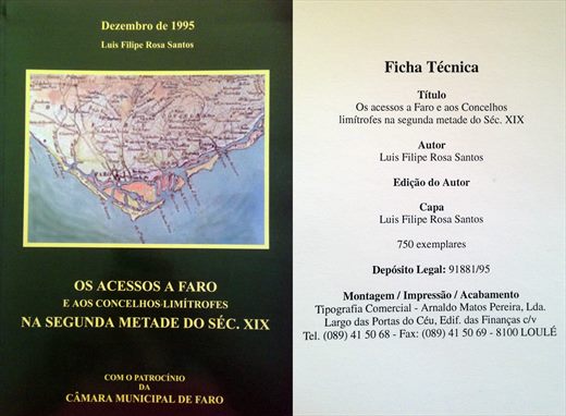 Os Acessos a Faro e aos Concelhos Limitrofes na Segunda Metade do Sec. XIX