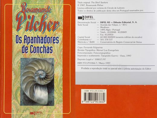 Os Apanhadores de Conchas ISBN 972-29-0366-7