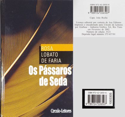 Os Passaros de Seda ISBN 972-42-2650-6