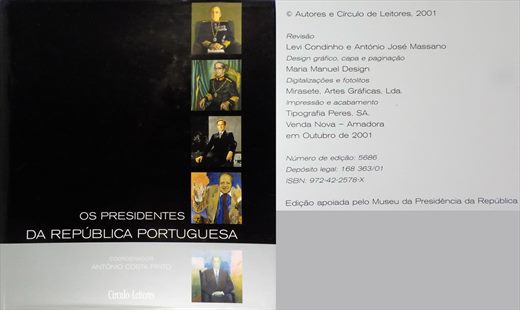 Os Presidentes da Republica Portuguesa ISBN 972-42-2578-X