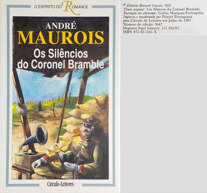 Os Silencios do Coronel Bramble ISBN 972-42-1561-X