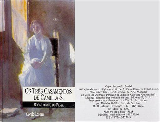 Os Tres Casamentos de Camilla S. ISBN 972-42-2251-9