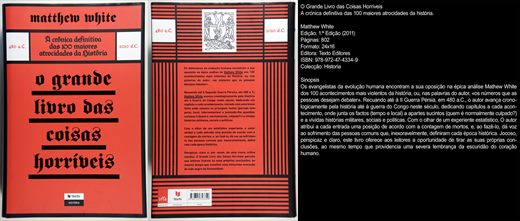 O Grande Livro das Coisas Horriveis ISBN 978-972-47-4334-9