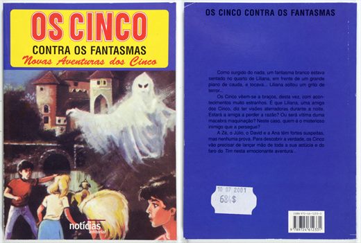 OS Cinco Contra os Fantasmas ISBN 972-46-1233-3