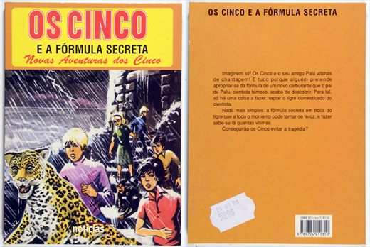 OS Cinco e a Formula Secreta ISBN 972-46-1131-0