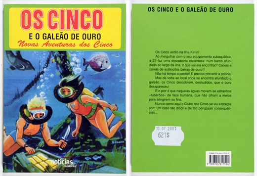 OS Cinco e o Galeao de Ouro ISBN 972-46-1159-0