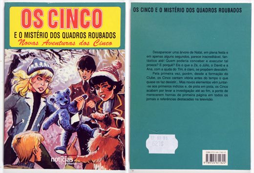 OS Cinco e o Misterio dos Quadros Roubados ISBN 972-46-1162-0