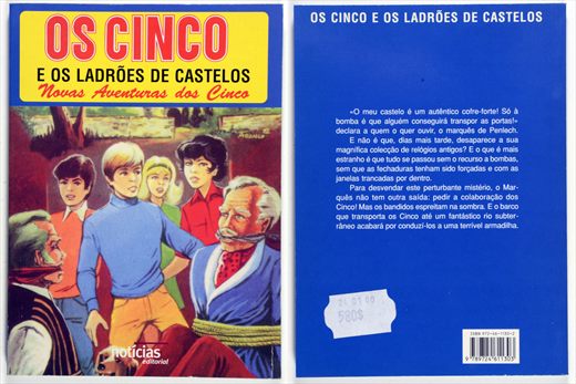 OS Cinco e os Ladroes de Castelos ISBN 972-46-1130-2