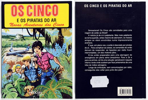 OS Cinco e os Piratas do Ar ISBN 972-46-1160-4