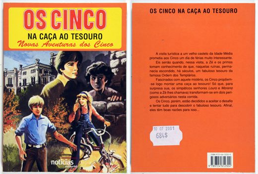 OS Cinco Na Caca ao Tesouro ISBN 972-46-1232-5