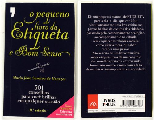 O pequeno livro da Etiqueta e Bom Senso