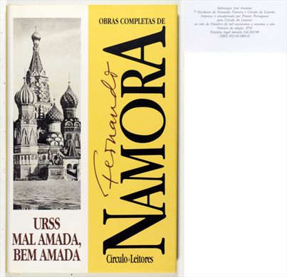Obras Completas de Fernando Namora - URSS Mal Amada Bem Amada