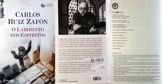 O Laberinto dos Espiritos ISBN 978-989-657-849-7
