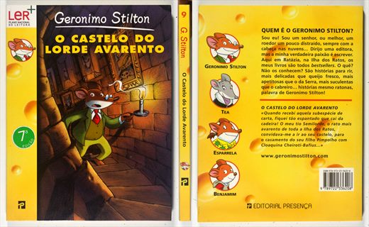 O Castelo do Lorde Avarento 09 ISBN 978-972-23-3620-8