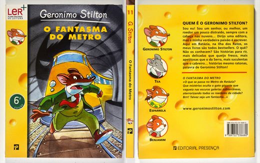 O fantasma do metro 11 ISBN 978-972-23-3668-0