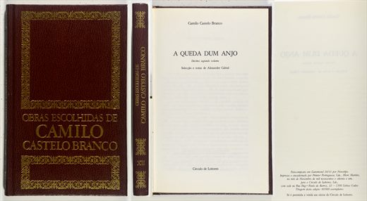 Obras Escolhidas de Camilo Castelo Branco 12