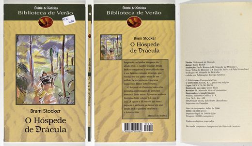 O Hospede de Dracula ISBN 84-8130-233-3