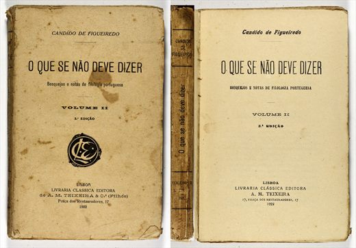 O que se nao deve dizer volume II 1922