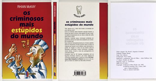 Os criminosos mais estupidos do mundo ISBN 972-33-1938-1