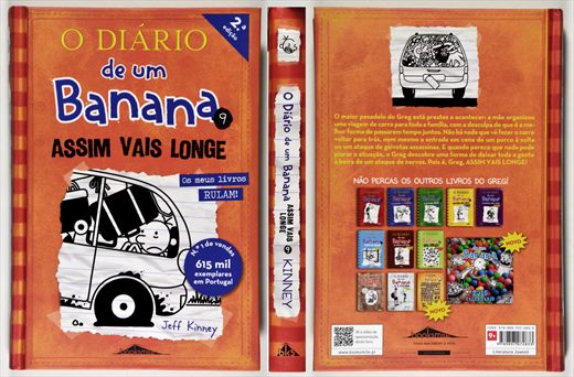 O diario de um banana 9 - Assim vais longe ISBN 978-989-707-283-3