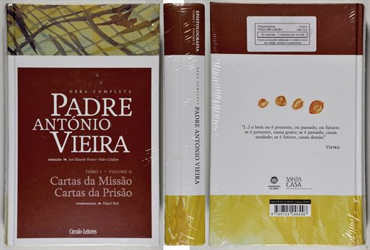Obra completa Padre Antonio Vieira tomo 01 volume 02 ISBN 978-972-42-4844-8