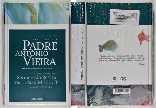 Obra completa Padre Antonio Vieira tomo 02 volume 09 ISBN 978-972-42-4837-0