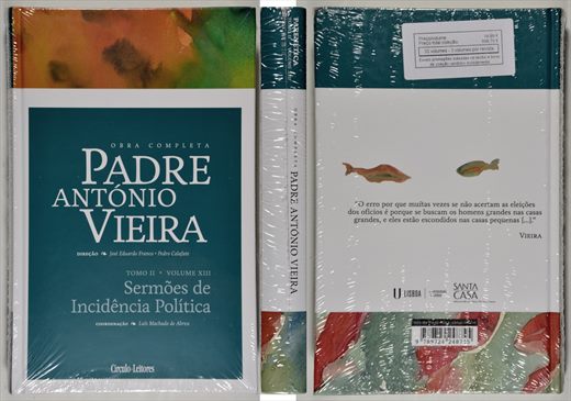 Obra completa Padre Antonio Vieira tomo 02 volume 13 ISBN 978-972-42-4874-5