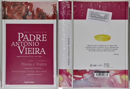 Obra completa Padre Antonio Vieira tomo 04 volume 04 ISBN 978-972-42-4887-5