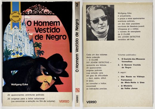 O homem vestido de negro