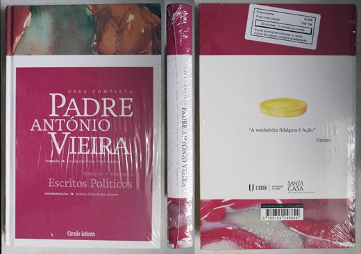 Obra completa Padre Antonio Vieira tomo 04 volume 01 ISBN 978-972-42-4884-4