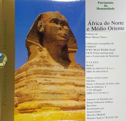 Patrimonio da Humanidade Africa do Norte e Medio Oriente ISBN 84-408-0306-0