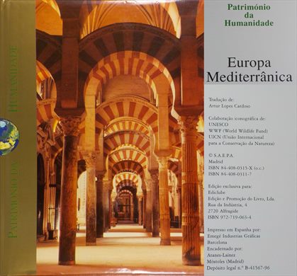 Patrimonio da Humanidade Europa Mediterranica ISBN 84-408-0311-7