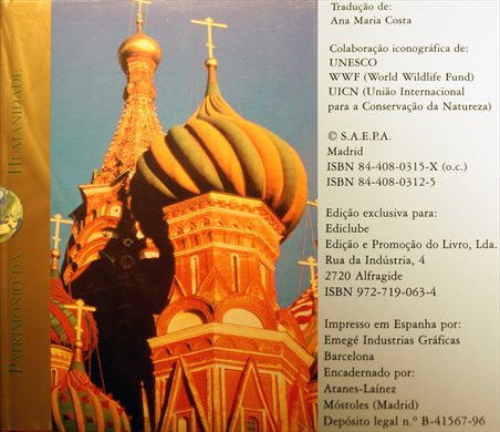 Patrimonio da Humanidade - ISBN 972-719-063-4