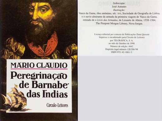 Peregrinacao de BArnabe das Indias ISBN 972-42-1881-3