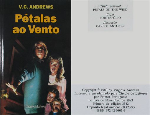 Petalas ao Vento ISBN 972-42-0803-6