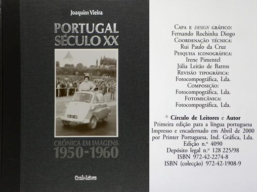 Portugal Seculo XX Cronica em Imagens 1950-1960 - ISBN 972-42-2274-8