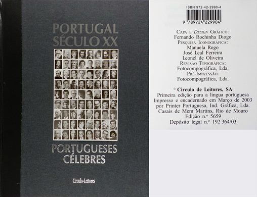 Portugal Seculo XX Portugueses Celebres