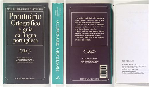 Prontuario Ortografico e guia da lingua portuguesa ISBN 972-46-0563-9