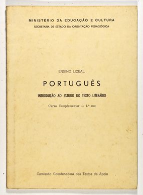 Portugues introducao ao esturdo do texto literario 1o. ano