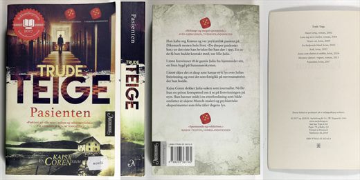 Pasienten ISBN 978-82-03-36316-0